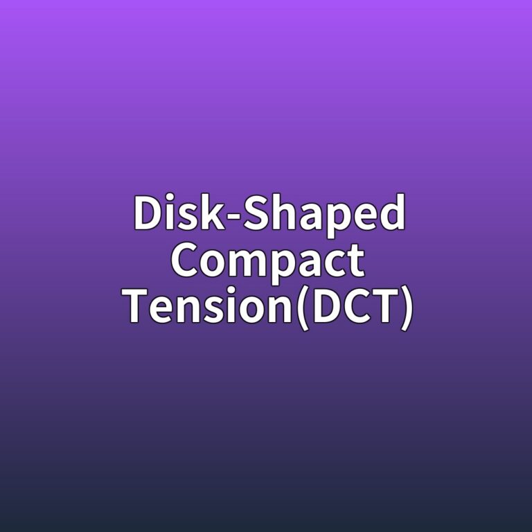 disk shaped compact tensiondct 1788144580